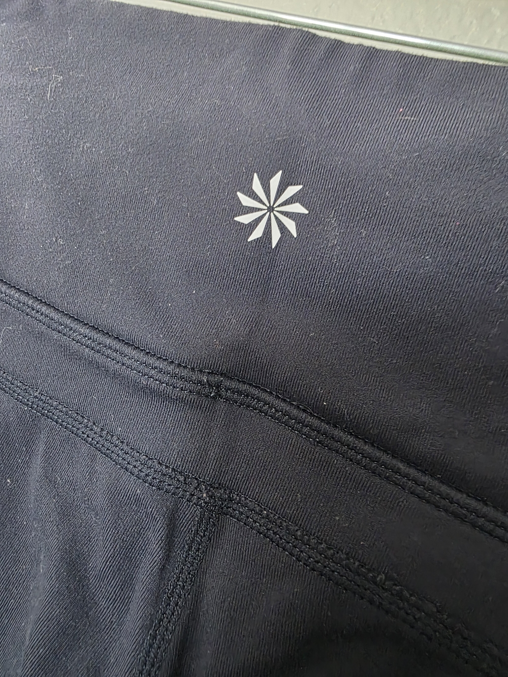 Athleta Straight Up Pants Leggings Yoga, Navy Blue, S - Picture 3 of 5